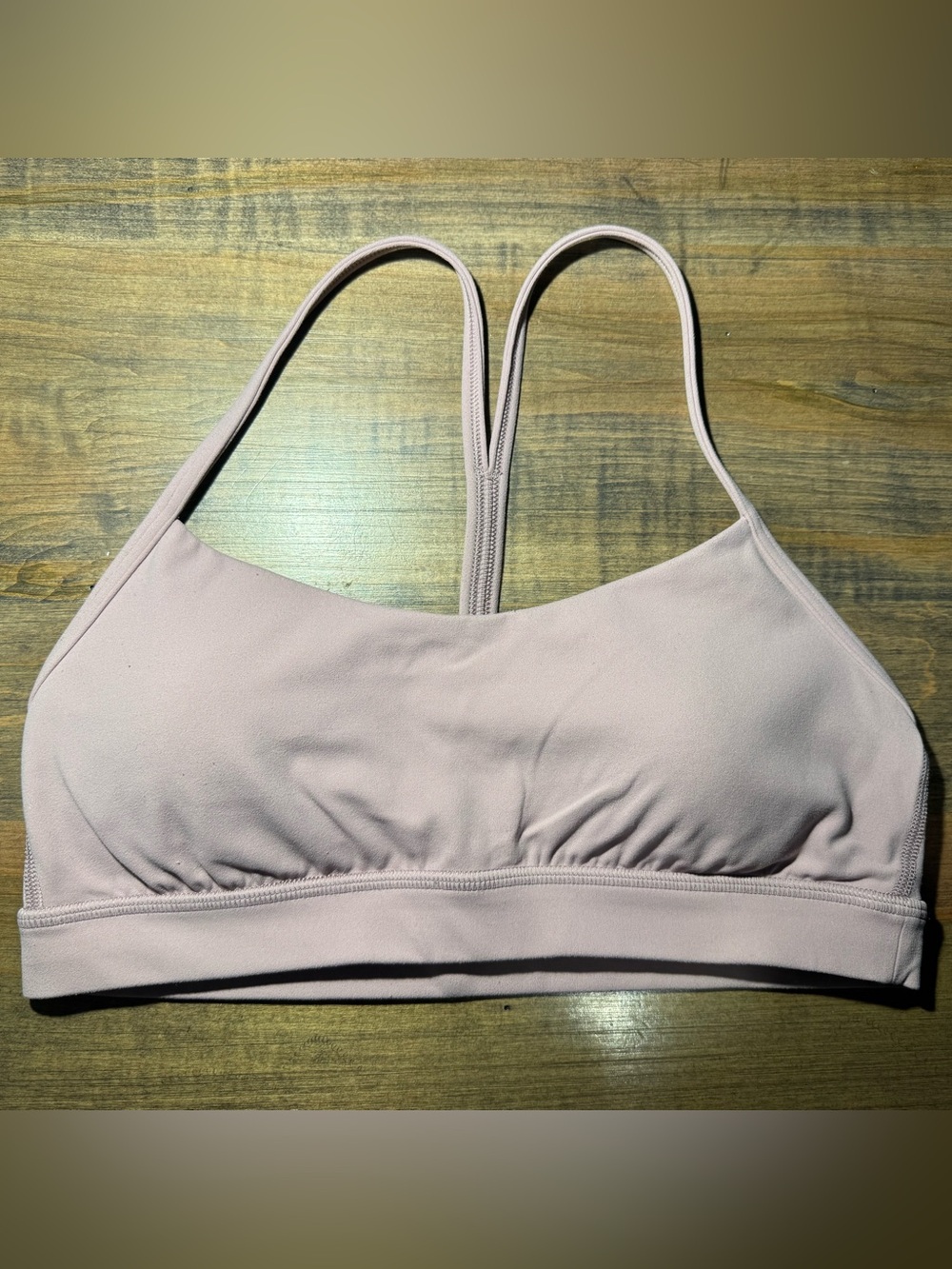 Lululemon Pale Pink Seamless Sports Bra